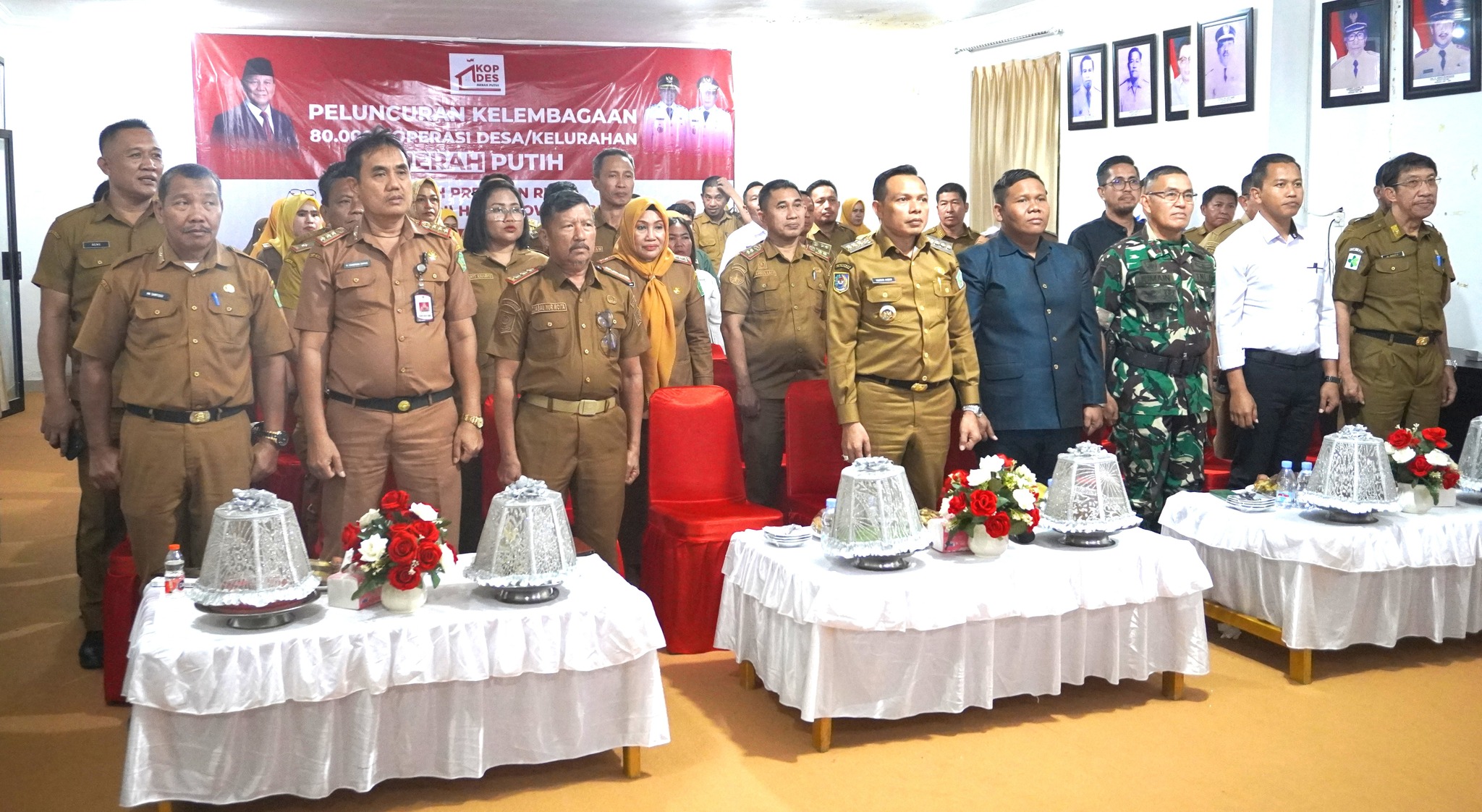 Bupati Konawe Ikuti Virtual Launching Koperasi Merah Putih Serentak se-Indonesia.