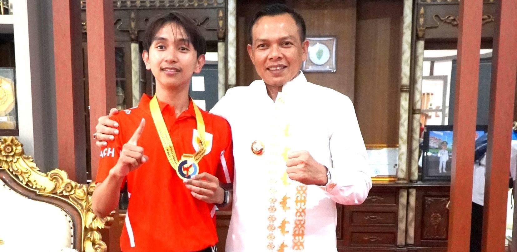 Bupati Konawe Terima Atlet Taekwondo Berprestasi
