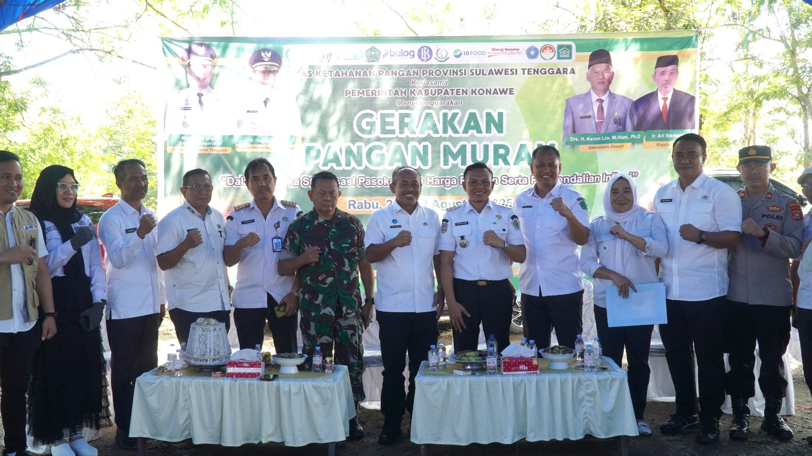 Bupati Konawe Gelar Operasi Pasar Pangan Murah di Pasar Asinua