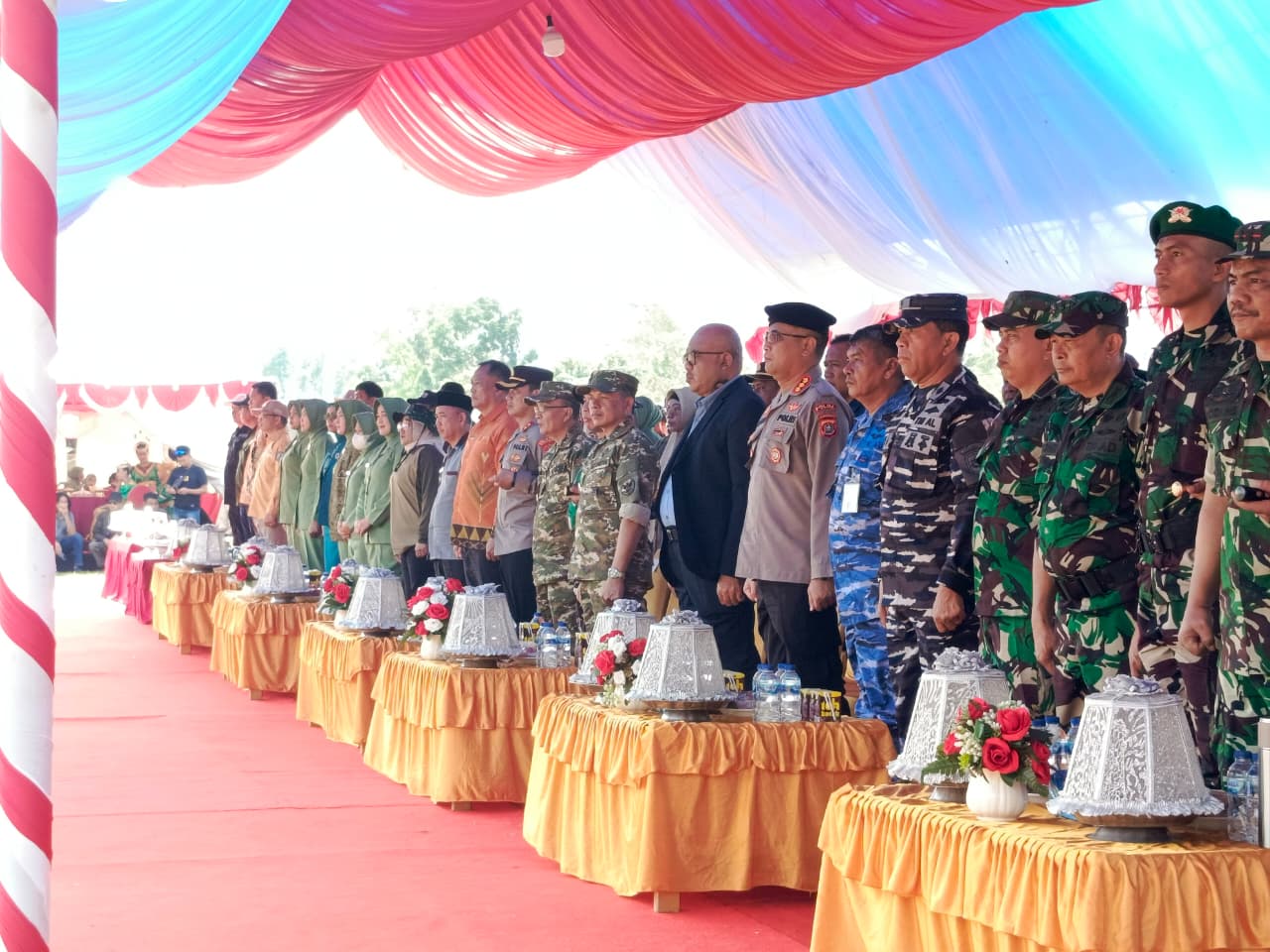 Bupati dan Wakil Bupati Konawe Hadir  Upacara Penutupan TMMD ke-125 Tahun 2025