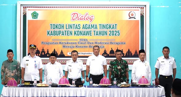 Wakil Bupati Konawe Buka Dialog Lintas Agama 2025