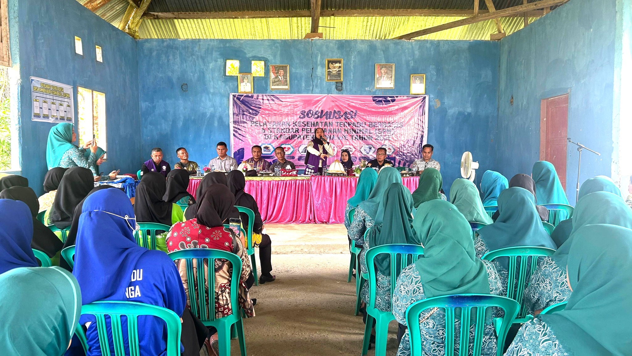 Ketua Tim Posyandu Kab.Konawe sosialisasikan  6 SPM, Garda Terdepan Pelayanan Publik di Konawe