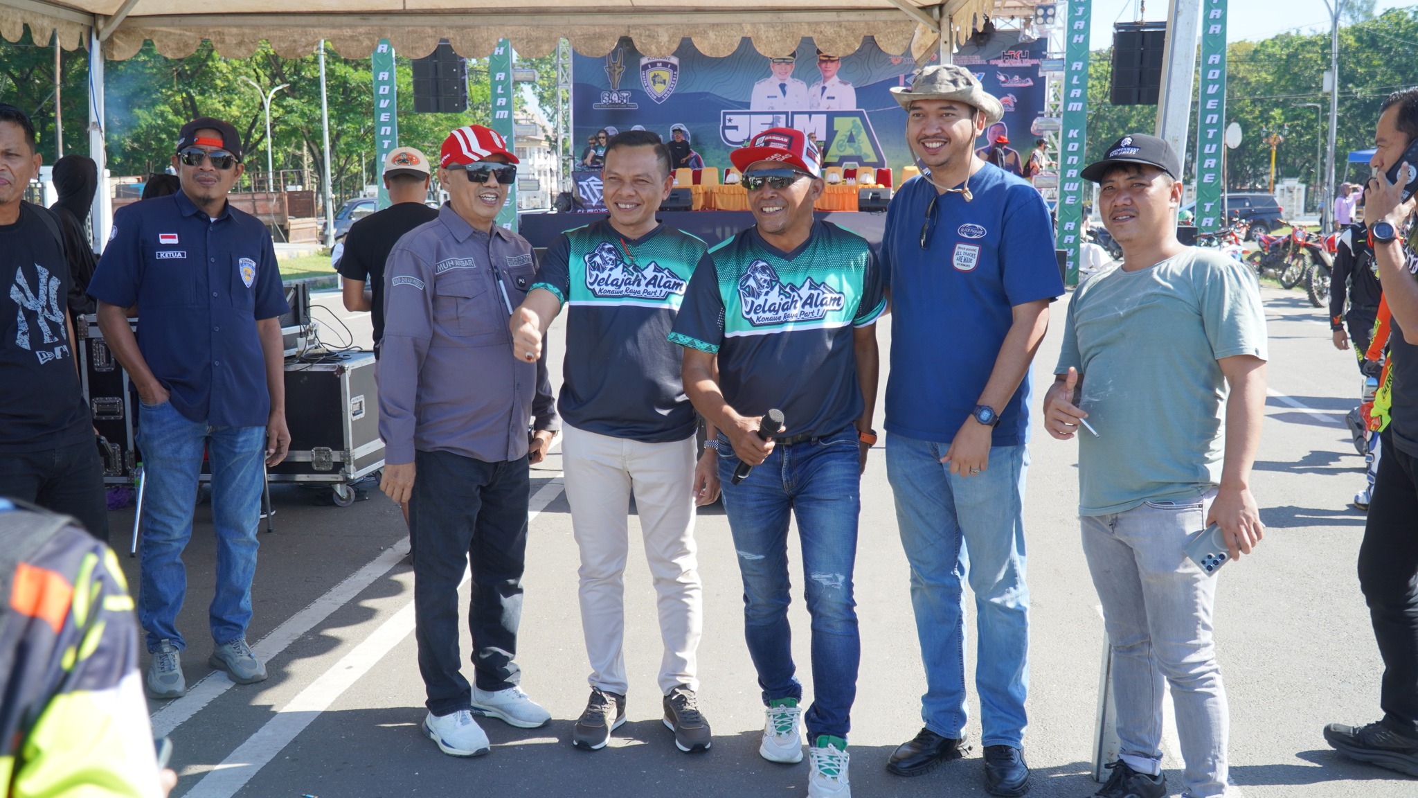 Bupati Konawe Buka Adventure Trail Jelajah Alam Konawe Raya