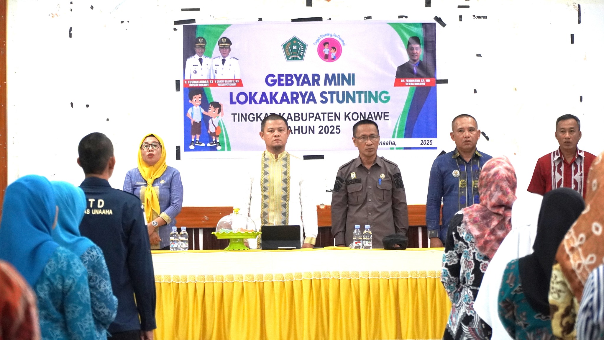 PLT Kadis Dinkes  Konawe Buka Gebyar Mini Lokakarya Stunting Tingkat Kabupaten