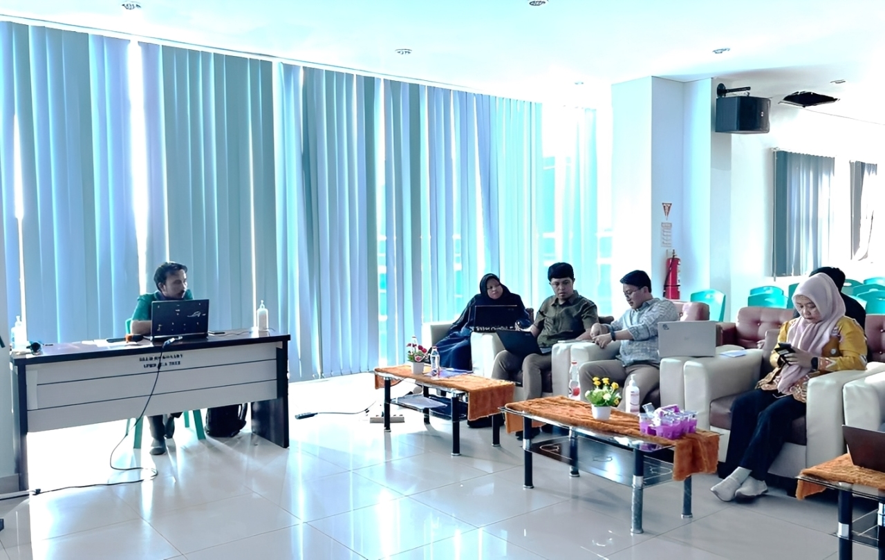 Diskominfo Konawe Sampaikan Peta Rencana SPBE ke BPK di BLUD Konawe