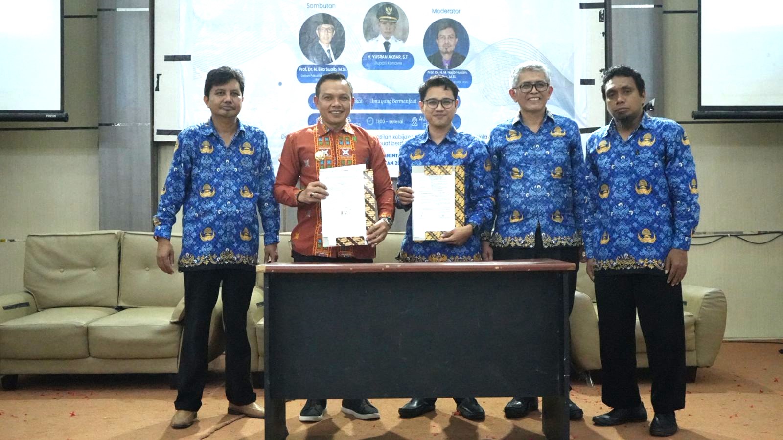 Bupati Konawe Sampaikan Pentingnya Data dalam Kebijakan Publik di FISIP UHO