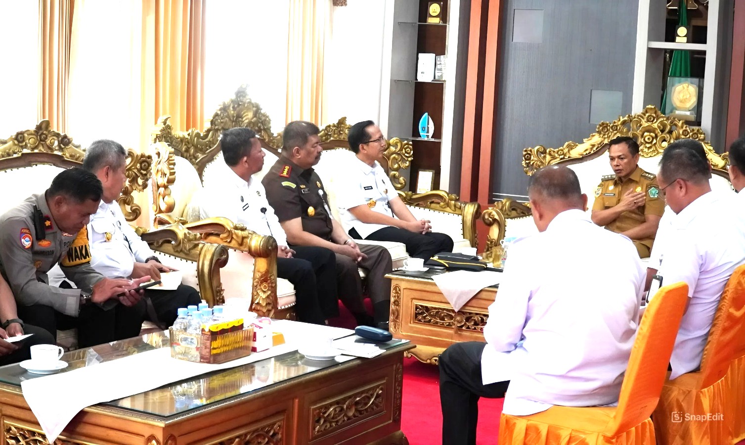 Bupati Konawe Yusran Akbar, S.T. Menerima Kunjungan kerja Dewan Pertahanan Nasional 