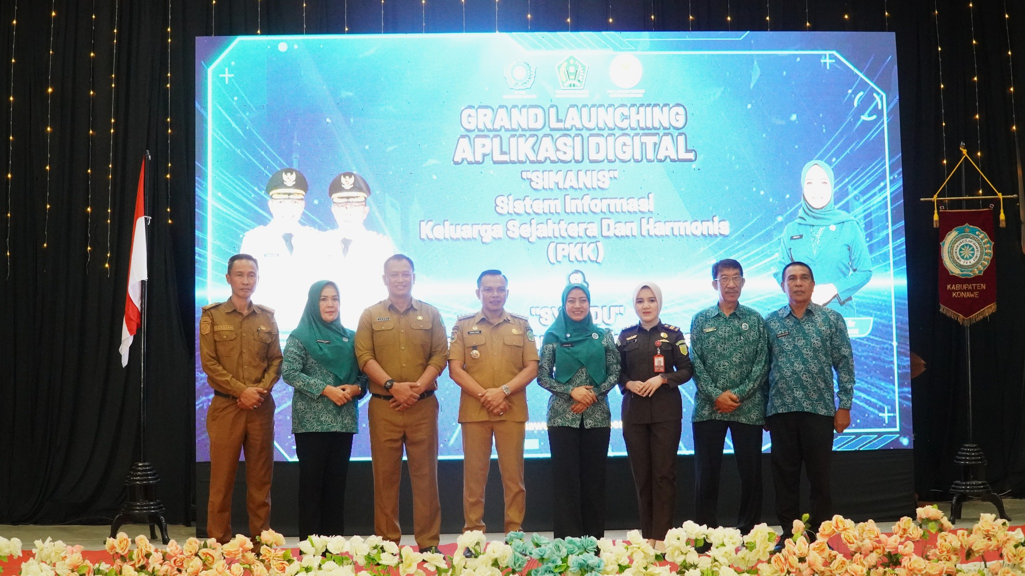 Bupati Konawe Buka Launching Aplikasi SIMANIS dan SYAHDU