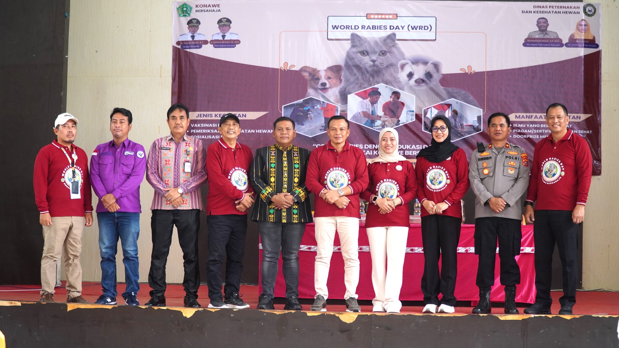 Bupati Konawe Buka Peringatan World Rabies Day di Gedung Wekoila