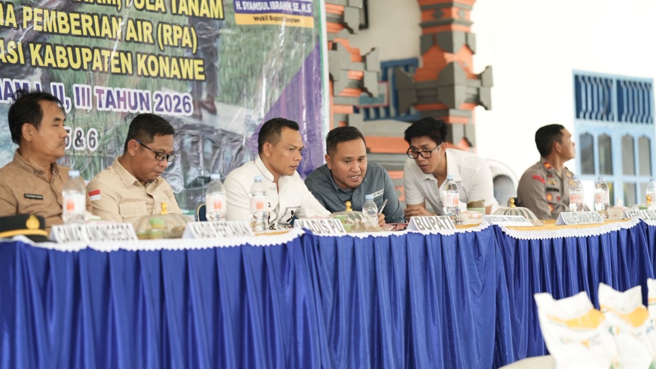 upati Konawe Membuka Kegiatan Temu Wicara Komisi Irigasi
