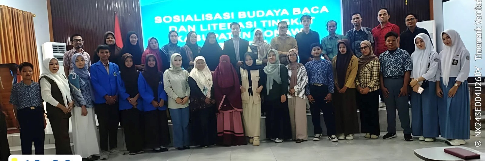 Dinas Perpustakaan Kabupaten Konawe Sosialisasi Budaya Baca dan Literasi