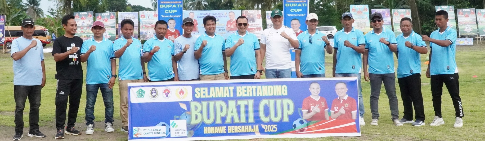 Bupati Konawe Resmi Membuka Turnamen Sepak Bola “Konawe Bersahaja Cup I