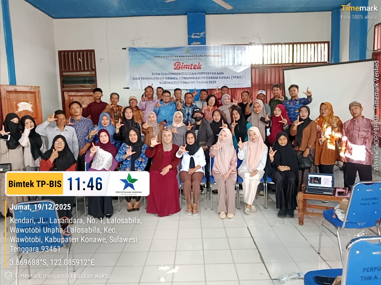 Bimtek TPBIS Dorong Pengembangan Perpustakaan Berbasis Teknologi di Kabupaten Konawe