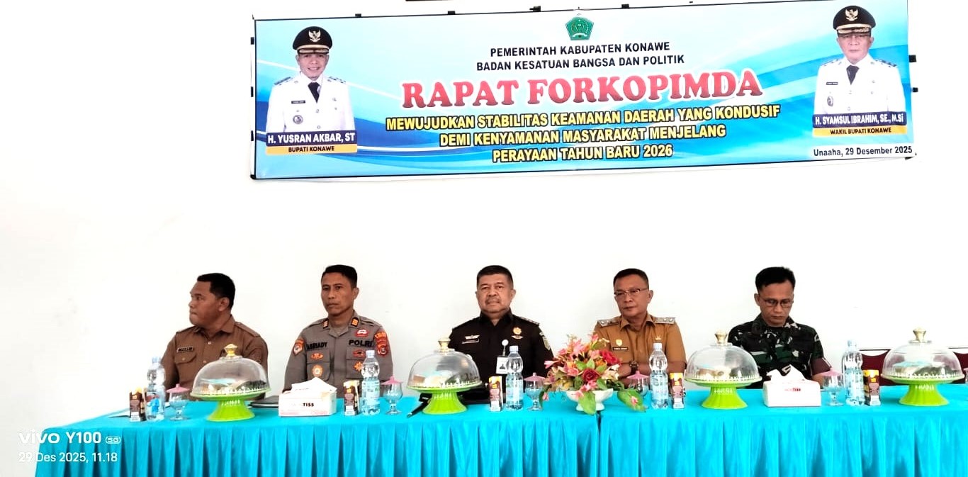 Wakil Bupati Ajak Forkopimda Jaga Keamanan Jelang Akhir Tahun