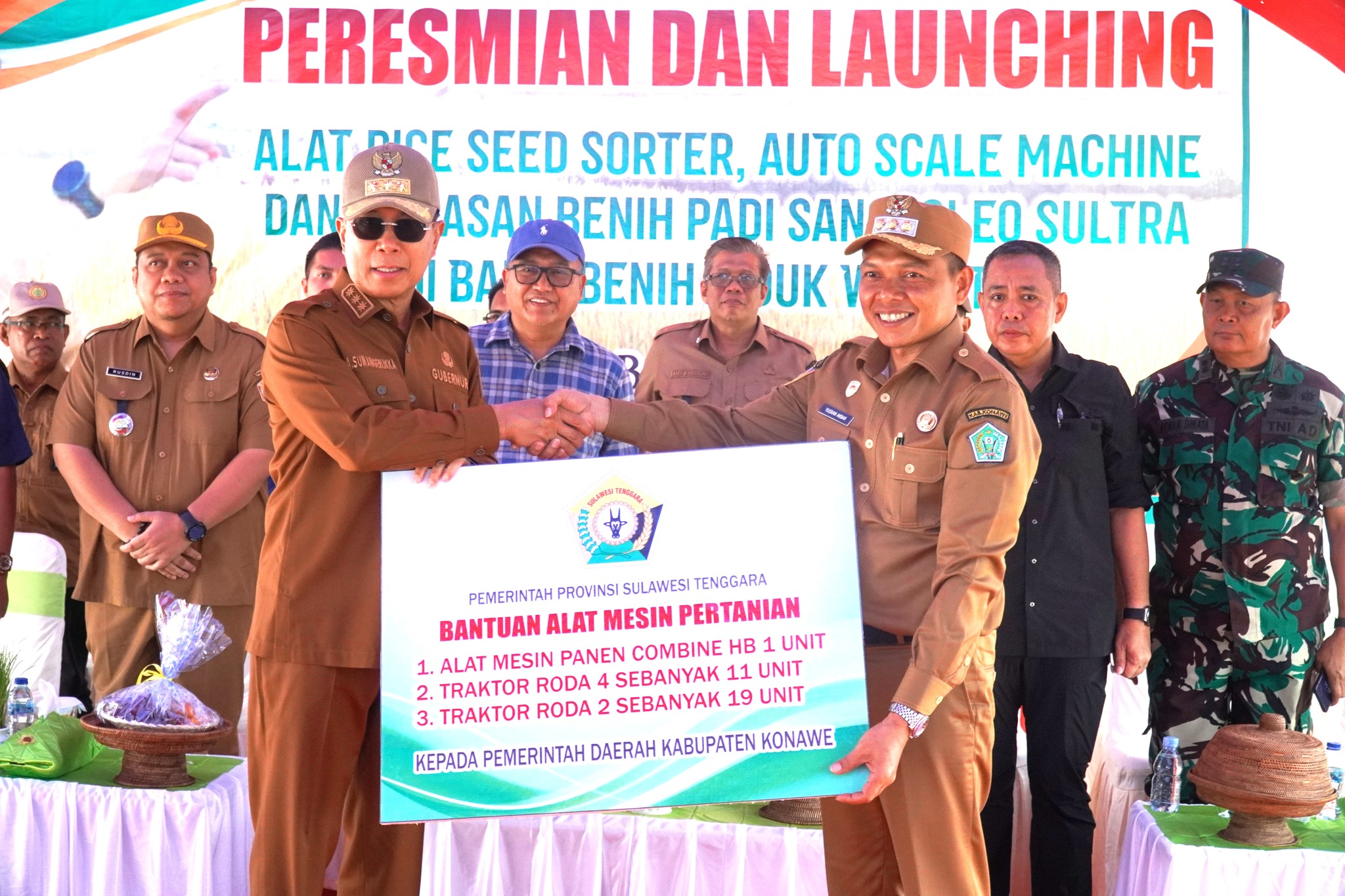 Bupati Konawe Hadiri Peresmian Sarana Perbenihan Modern di BIB Wawotobi