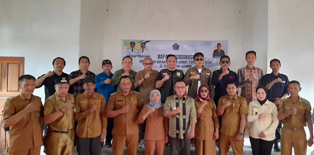 Wakil Bupati Pimpin Rapat Koordinasi Pemda di Kecamatan Latoma