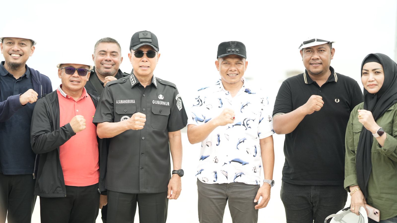 Gubernur Sultra Bersama Bupati Konawe Tinjau Kampung Nelayan Merah Putih di Desa Sorue