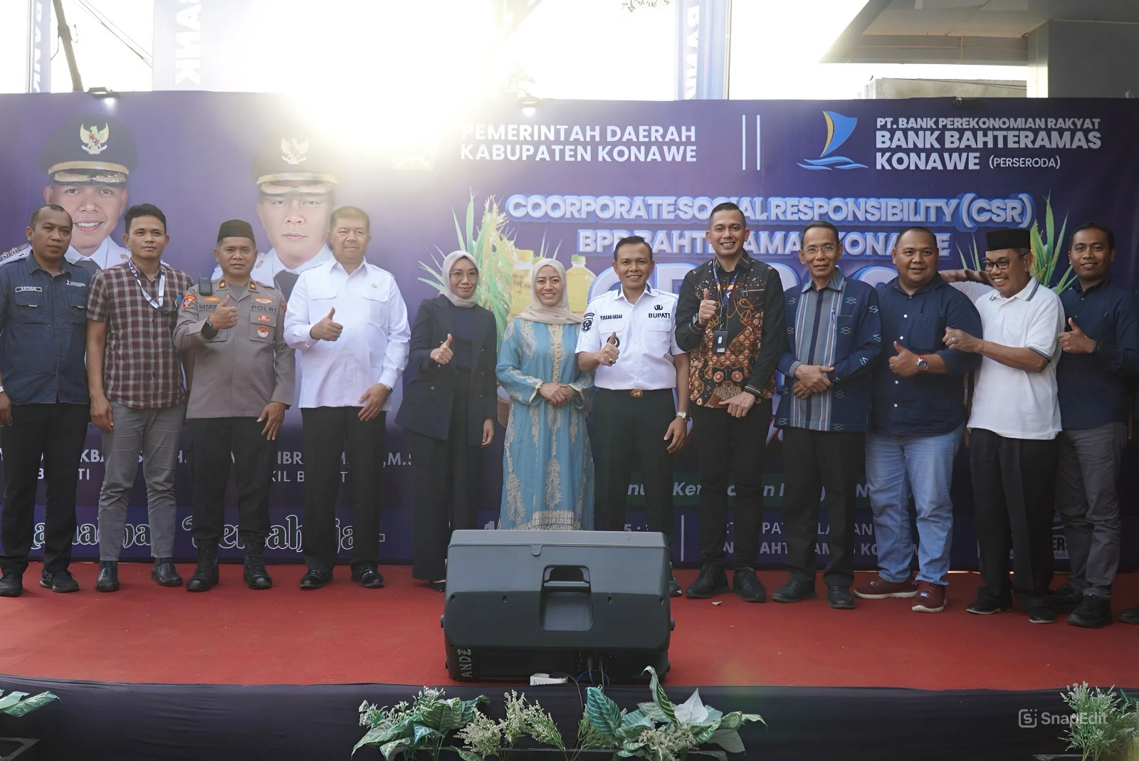 Bupati Konawe Hadiri Kegiatan Operasi Pangan Murah Menjelang Hari Raya Idul Fitri 1447 H