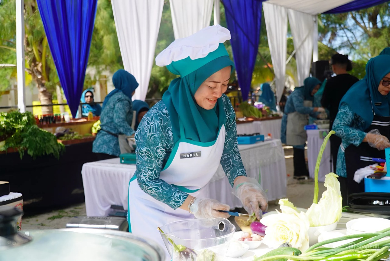 Semarak HUT Sultra ke-62: Gaya “MasterChef” PKK, 17 Kab/Kota Adu Cita Rasa Pangan Lokal