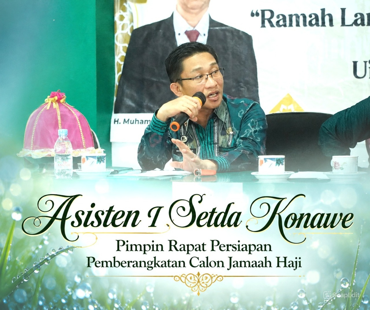 Asisten I Setda Konawe Pimpin Rapat Persiapan Pemberangkatan Calon Jamaah Haji