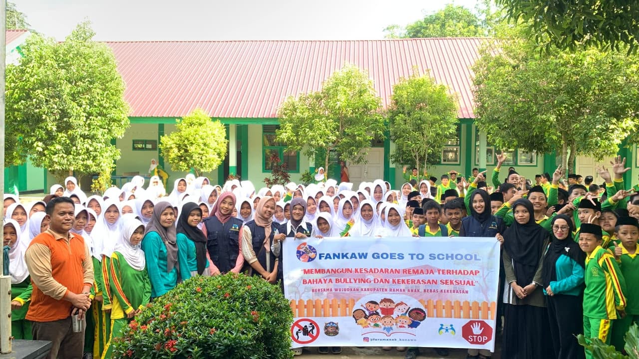 Forum Anak Konawe Binaan DP3A Gelar Sosialisasi di MTsN 1 Konawe