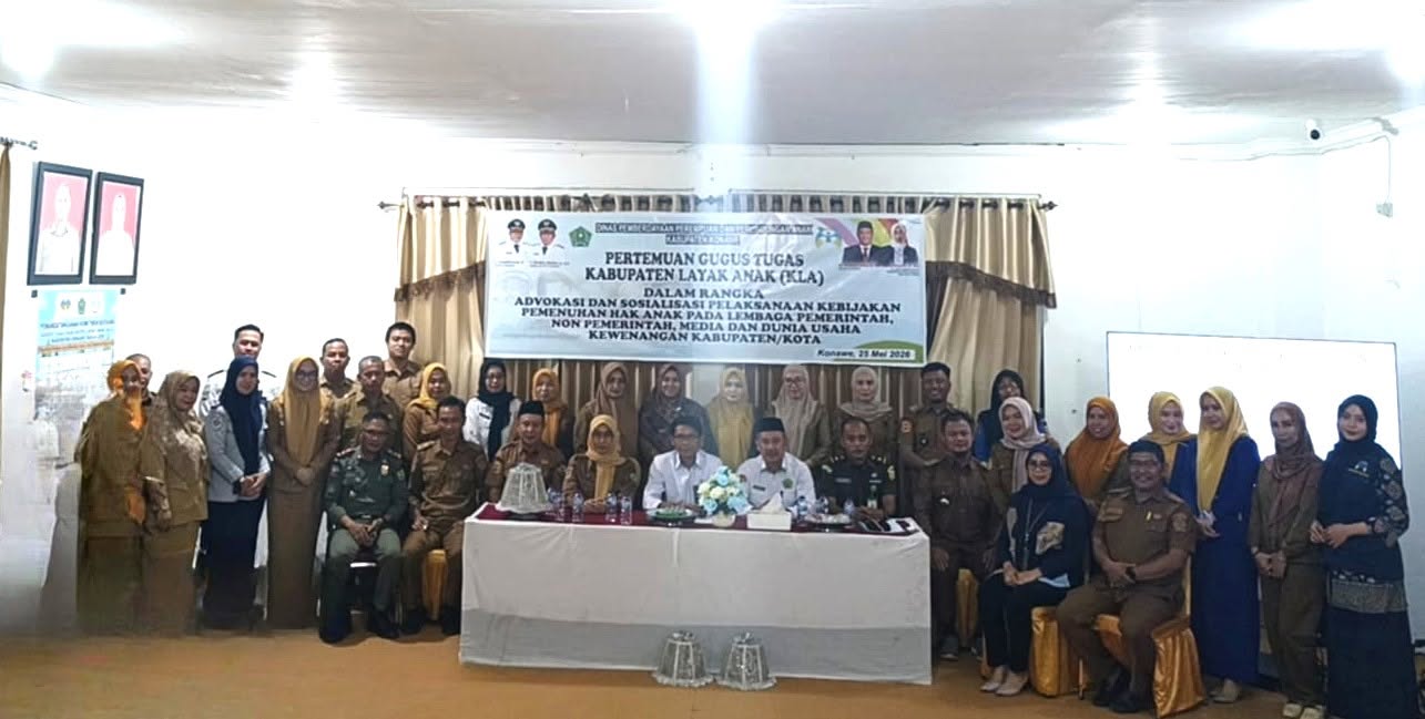 Sekda Konawe Dorong Penguatan Perlindungan Anak melalui Evaluasi KLA