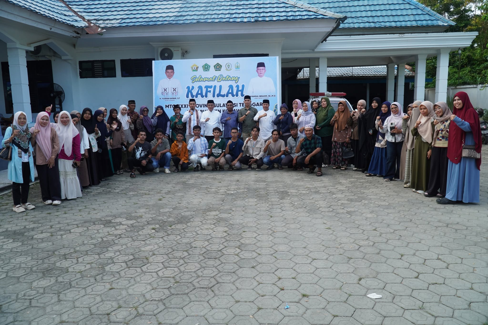 Nuansa Persaudaraan Warnai Penyambutan Kafilah Muna, Siap Berkompetisi dan Ukir Prestasi MTQ XXXI di Konawe
